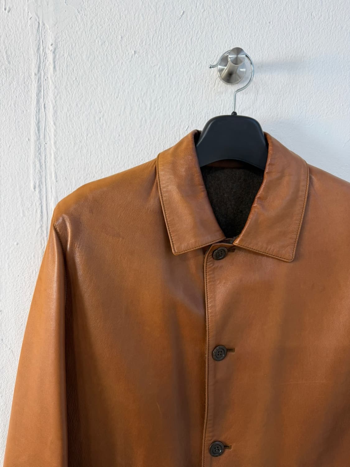 빈티지 Torras 리버시블 레더 코트  상품이미지5