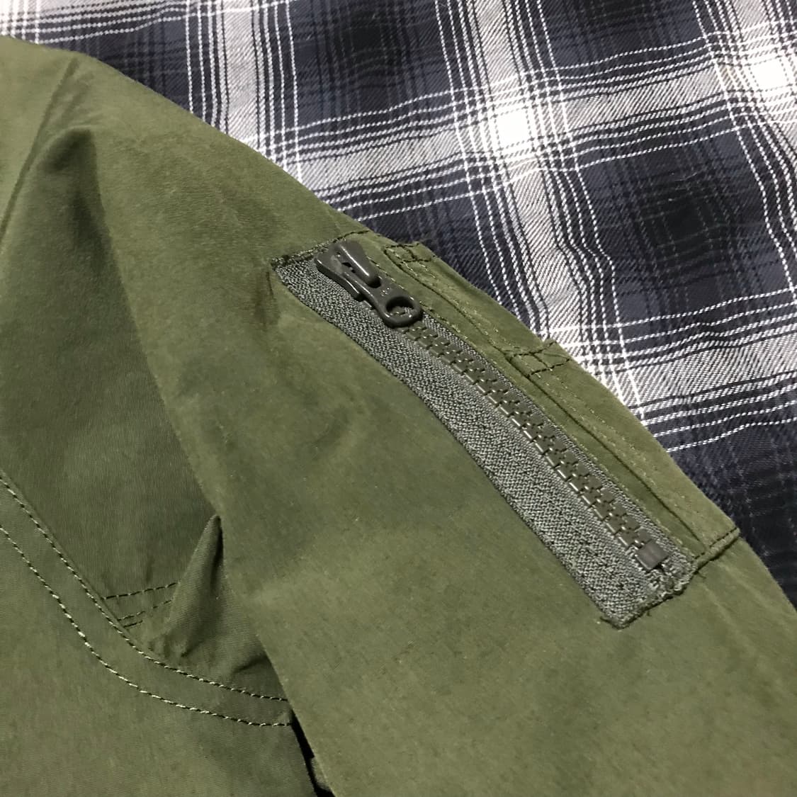 레어 90-00s 재팬 백넘버 밀리터리 복각 마운틴 다운 투웨이 파카 상품이미지3