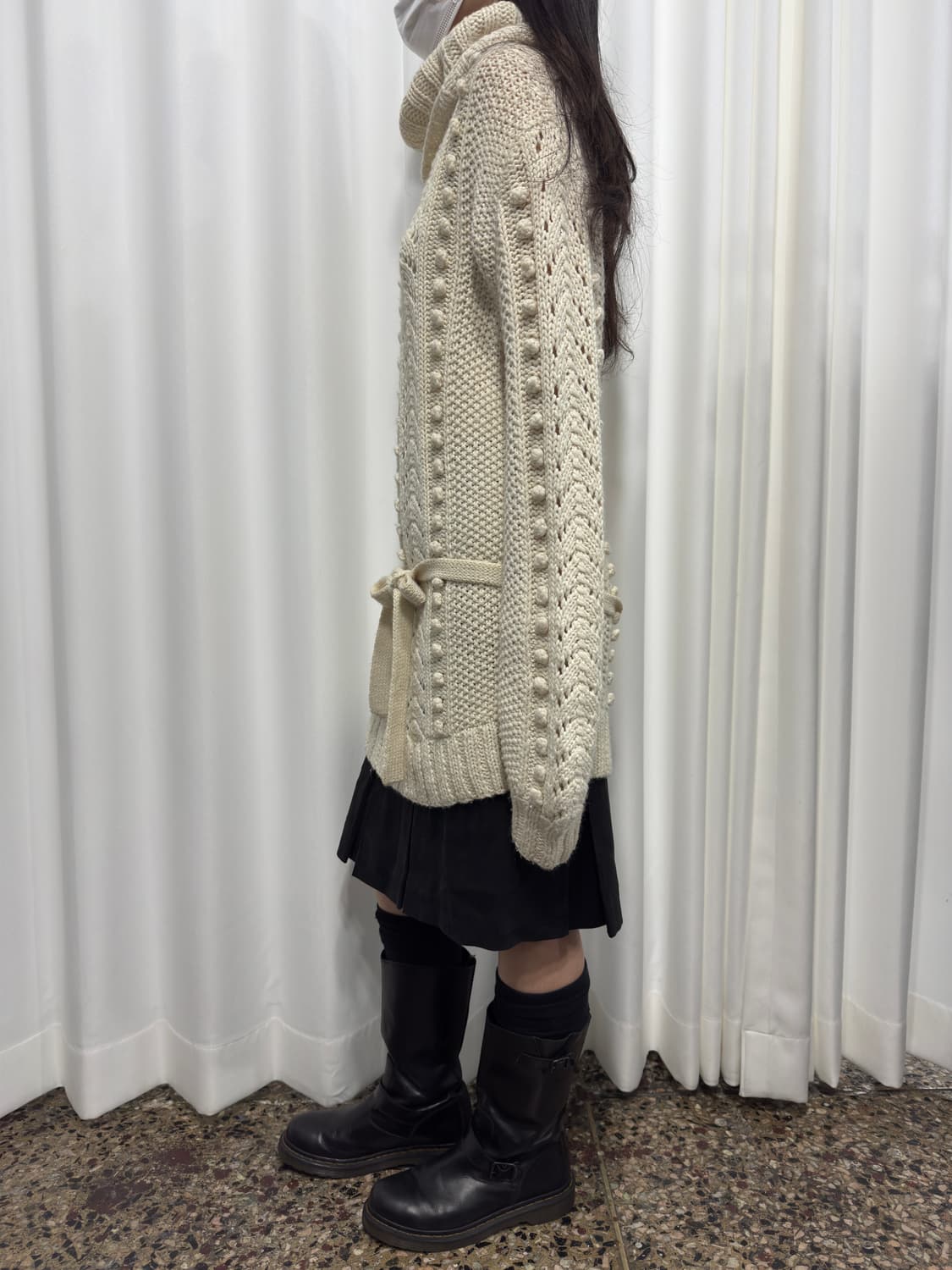 ined pleats midi skirt 상품이미지4