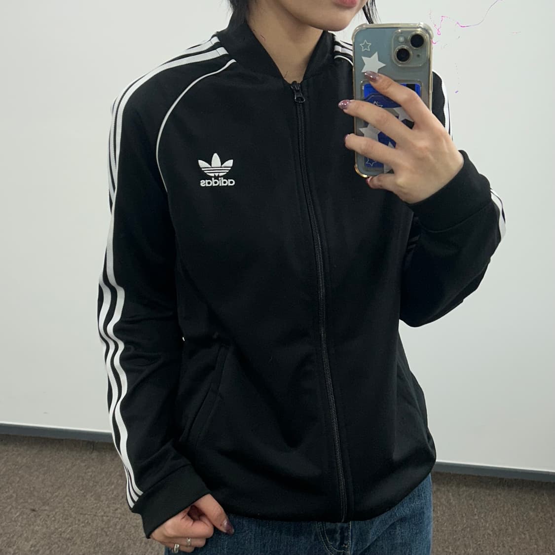 Adidas 아디다스 슈퍼스타 블랙 져지 상품이미지2