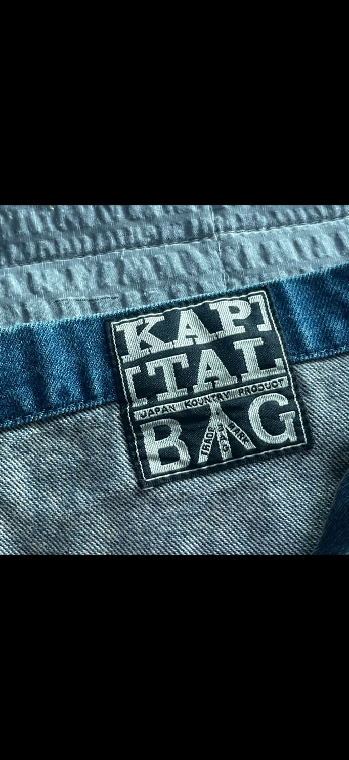 캐피탈 데님 크로스백 상품이미지2