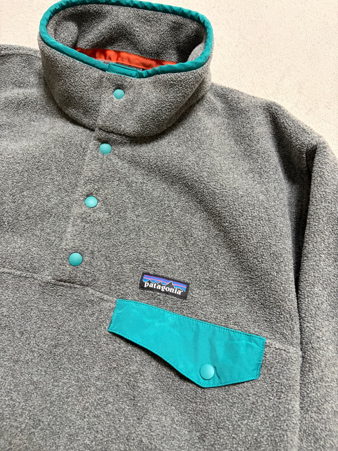 [M] 파타고니아 신칠라 스냅티 플리스 샤이아라보프 (니켈/리젠그린) 상품이미지2