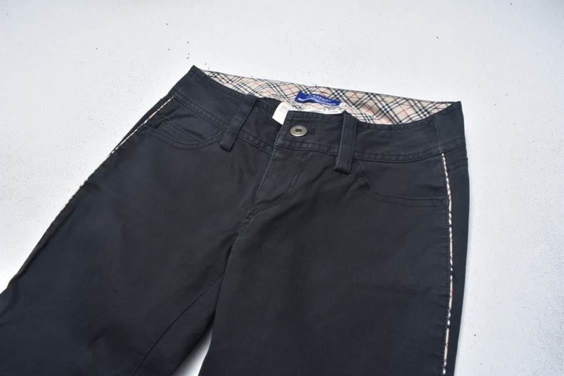 버버리 블루라벨 슬림핏 코튼 팬츠 M0028 상품이미지8