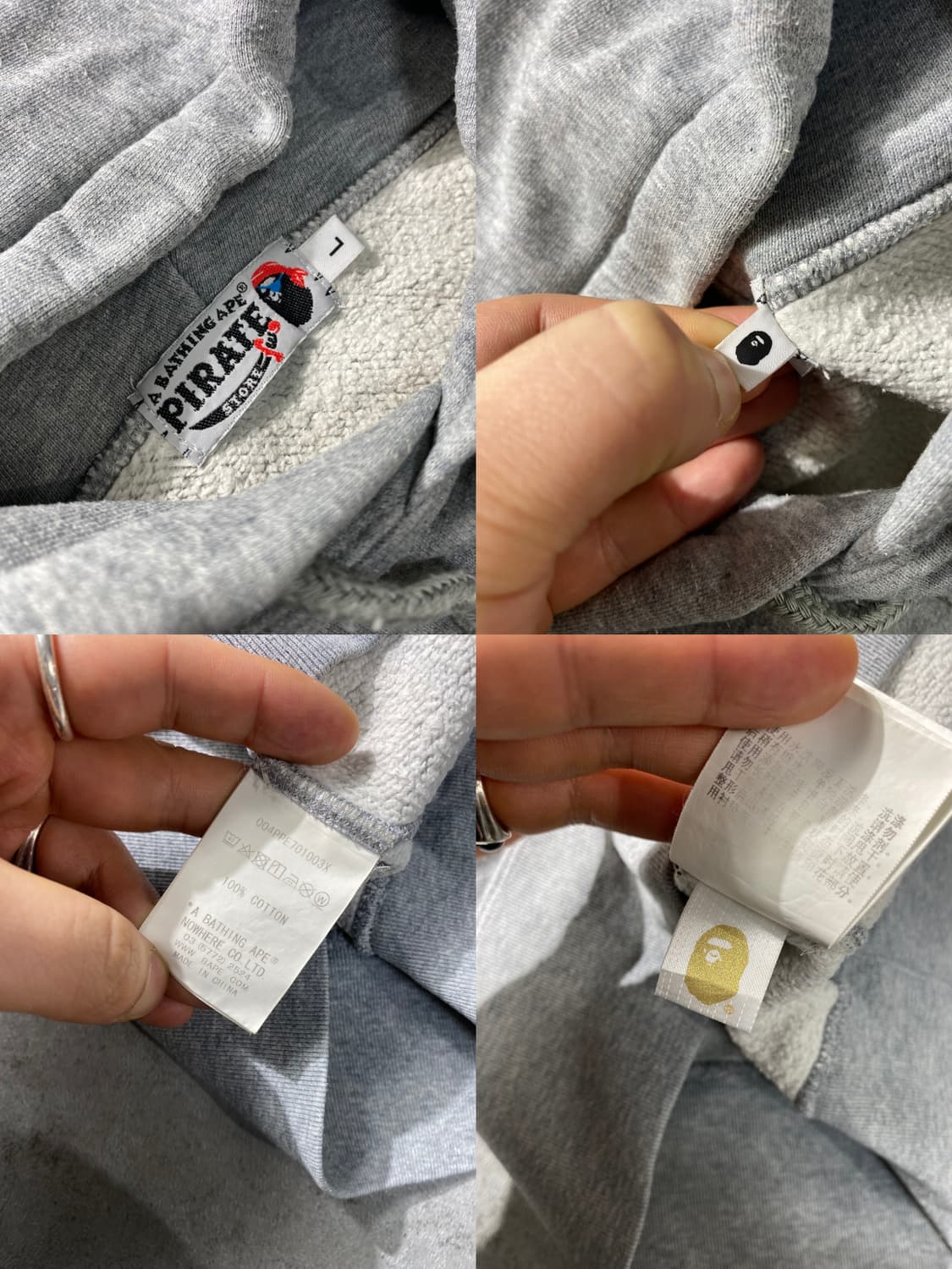 [S-M] Bape Pirate Store 해적 베이브 후디 상품이미지9