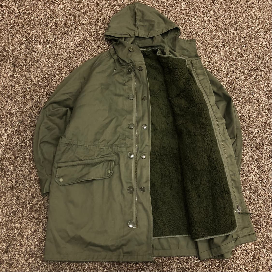 70s 프랑스군 M-64 밀리터리 필드 파카 상품이미지3
