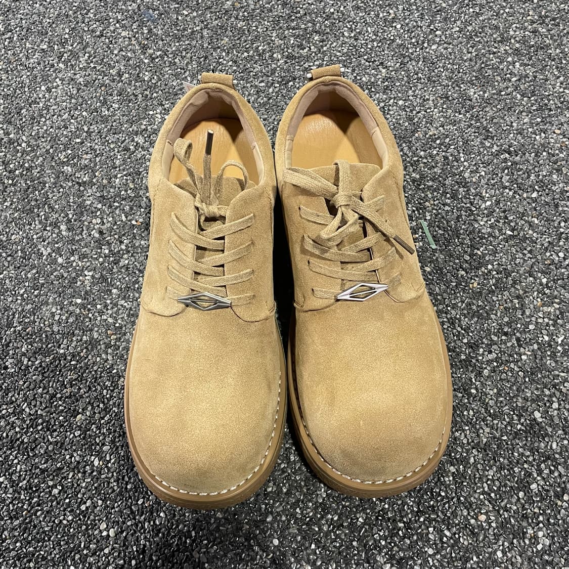 빈티지 오버솔 소프트 스웨이드 더비슈즈 B3688 상품이미지1