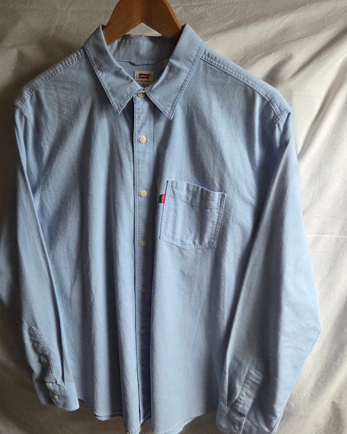 리바이스 원포켓 셔츠 하늘색 L 상품이미지2