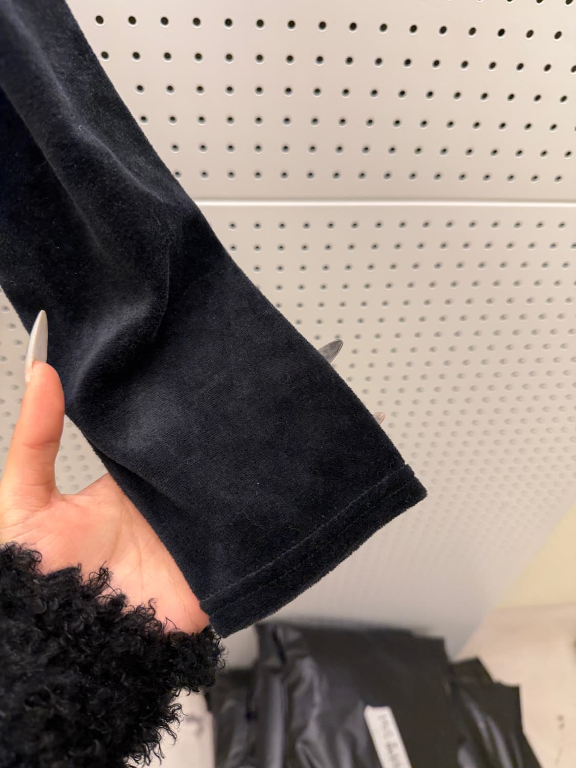 빈티지 무브아 벨벳 크레스트 롱슬리브 티 U1034 상품이미지4