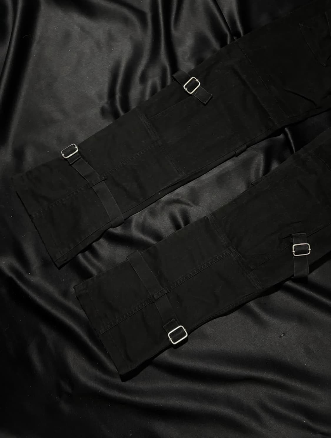 "GUESS"00's Y2K Bondage Black Pants 상품이미지3