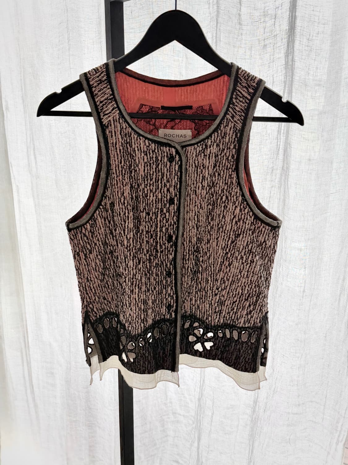 Rochas 2004 tweed vest 상품이미지1