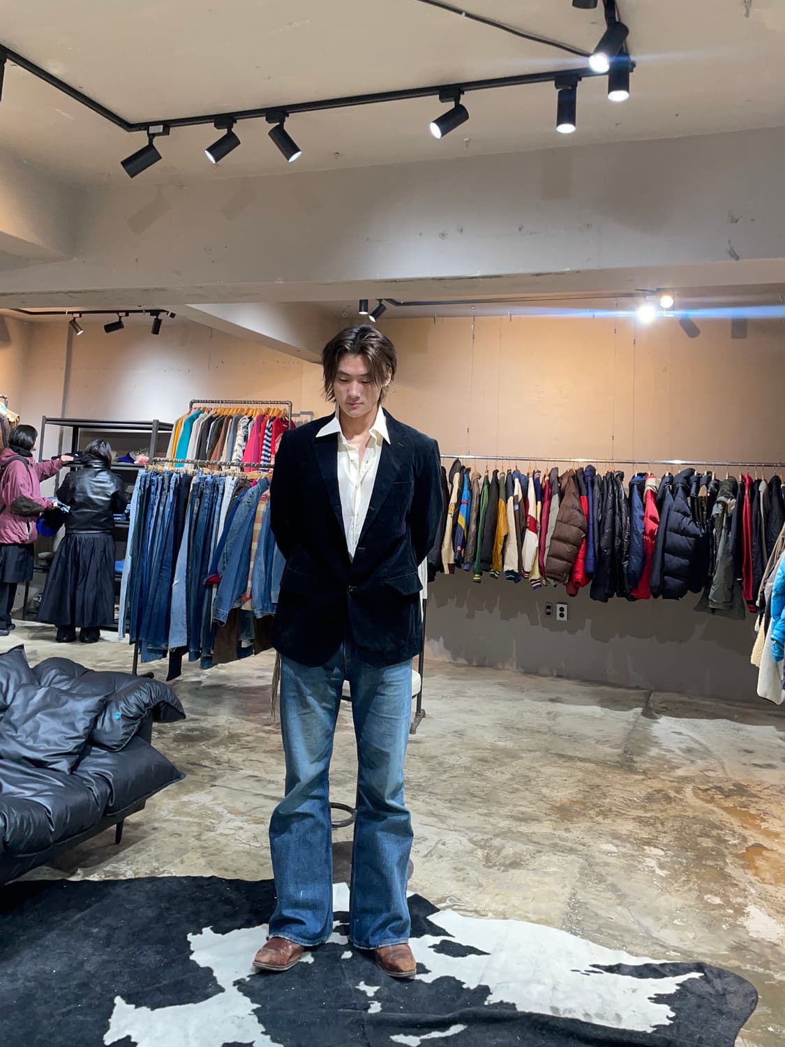 Uniqlo Three-Button Black Blazer  상품이미지2