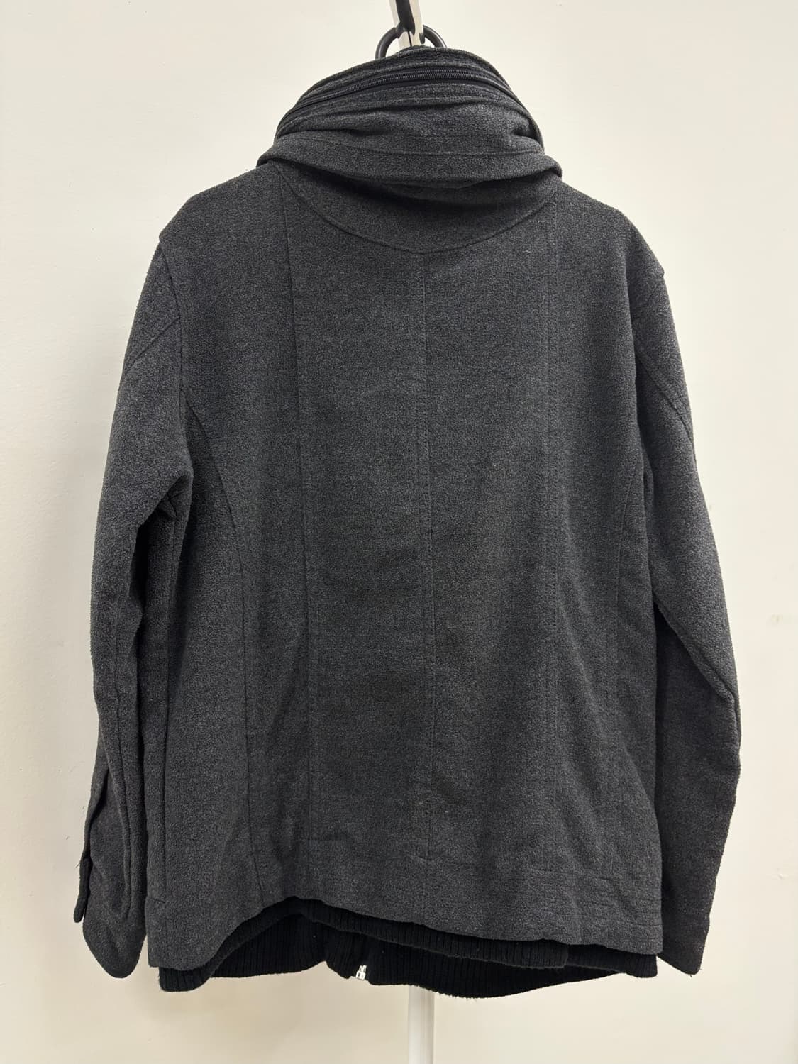 빈티지 차콜 하이넥 울 자켓 상품이미지7