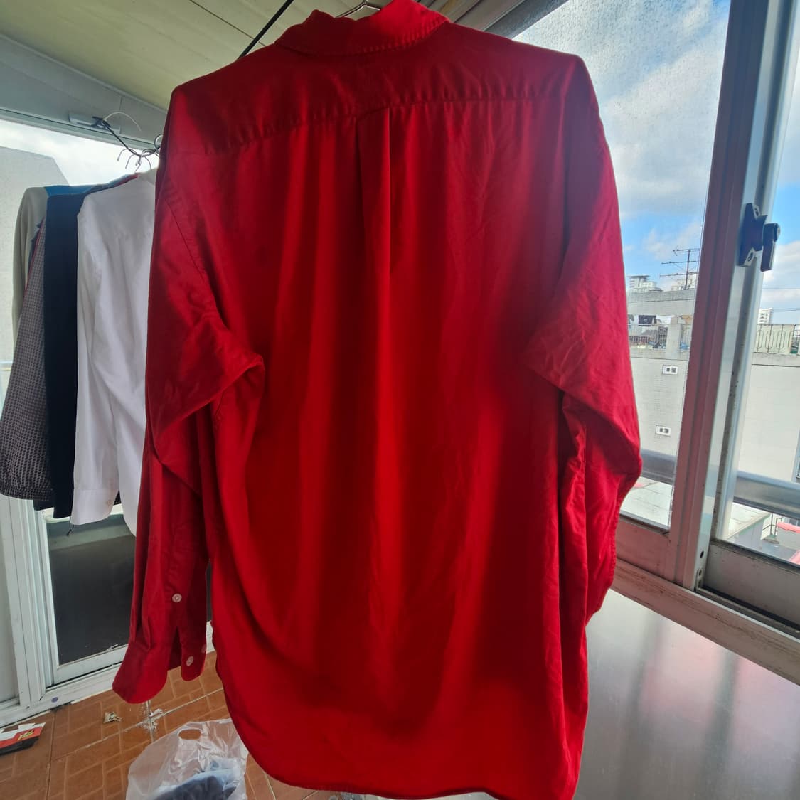 폴로 레드 빅셔츠  L 상품이미지3