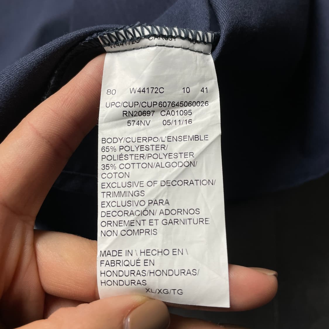 DICKIES 디키즈 빈티지 네이비 플랩포켓 워크 셔츠 A00898 상품이미지10