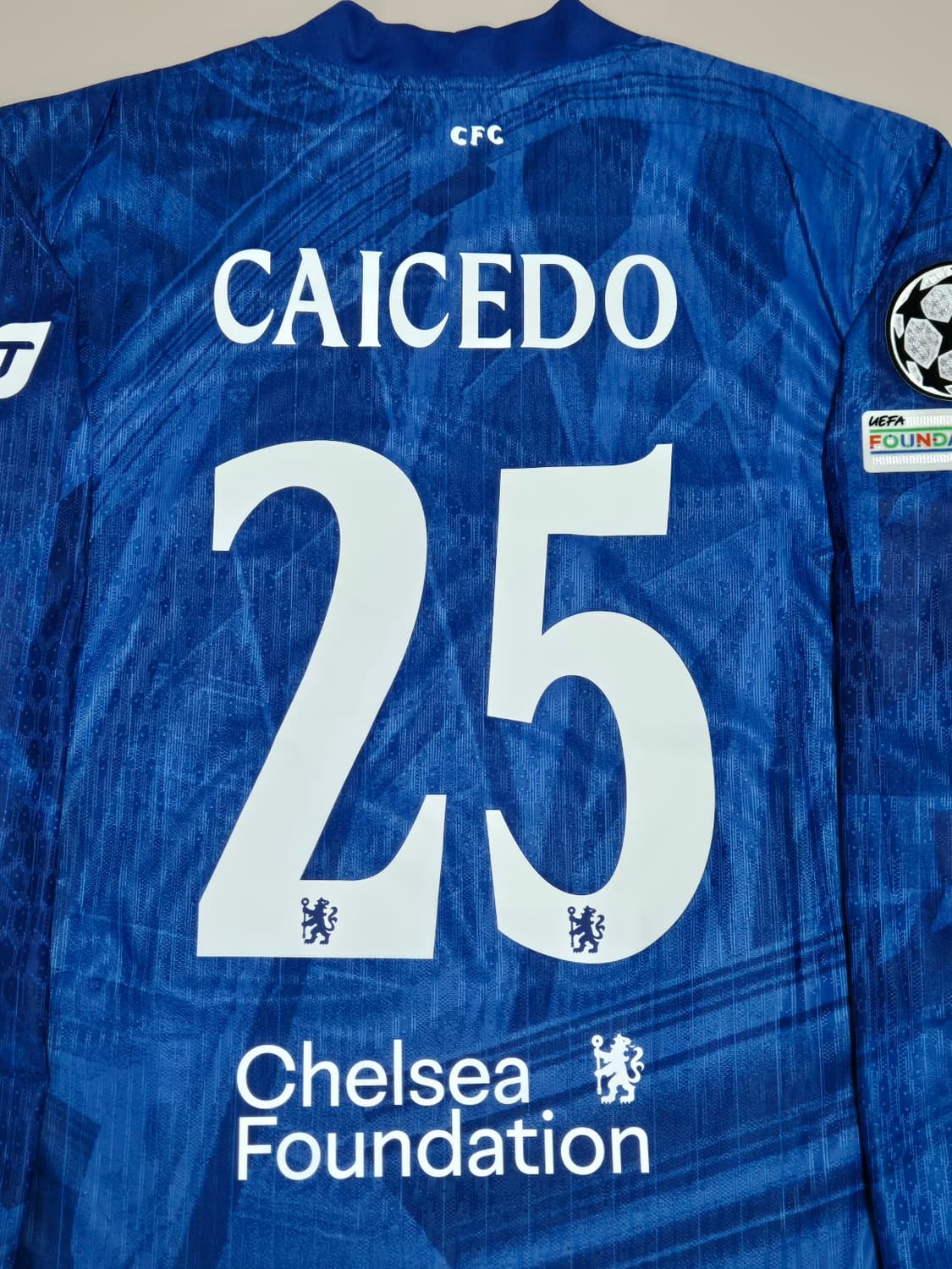 25-26 첼시 홈킷 카이세도 긴팔 어센틱 유니폼 XL사이즈 상품이미지7