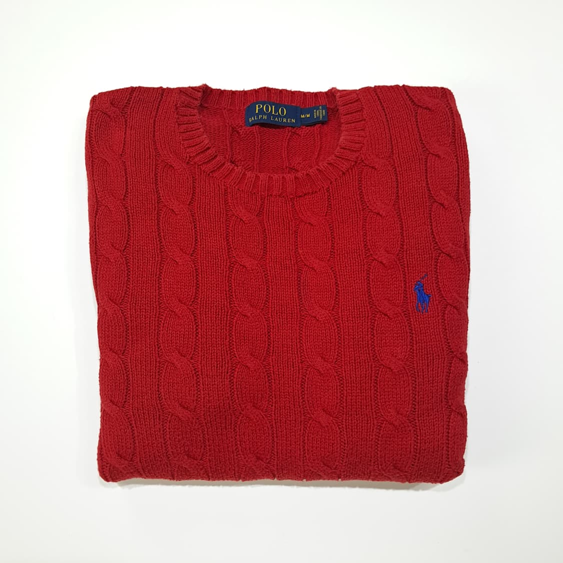 CL006 M 폴로 코튼 케이블 니트 상품이미지7