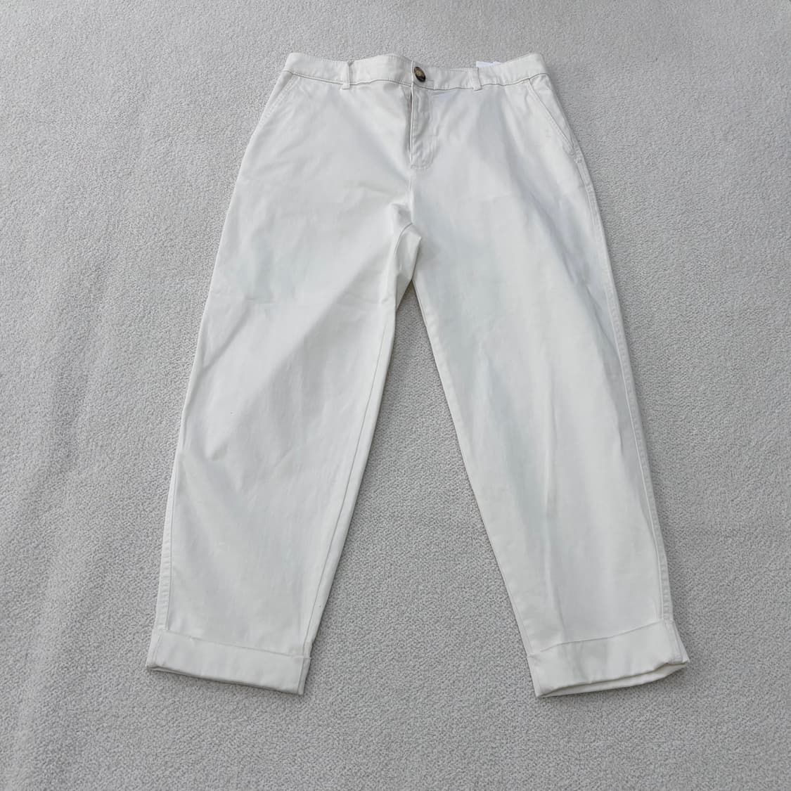 EU40 자라 화이트 청바지 0306E 상품이미지1