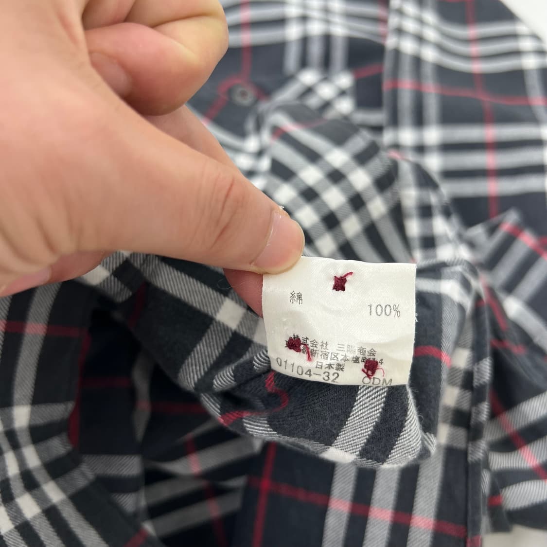 Burberry 버버리 하단 기마로고 체크 셔츠 상품이미지10