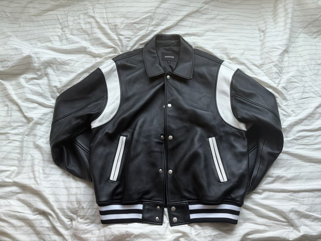 [XL] 스페로네 램스킨 스타디움 숏 자켓 상품이미지1