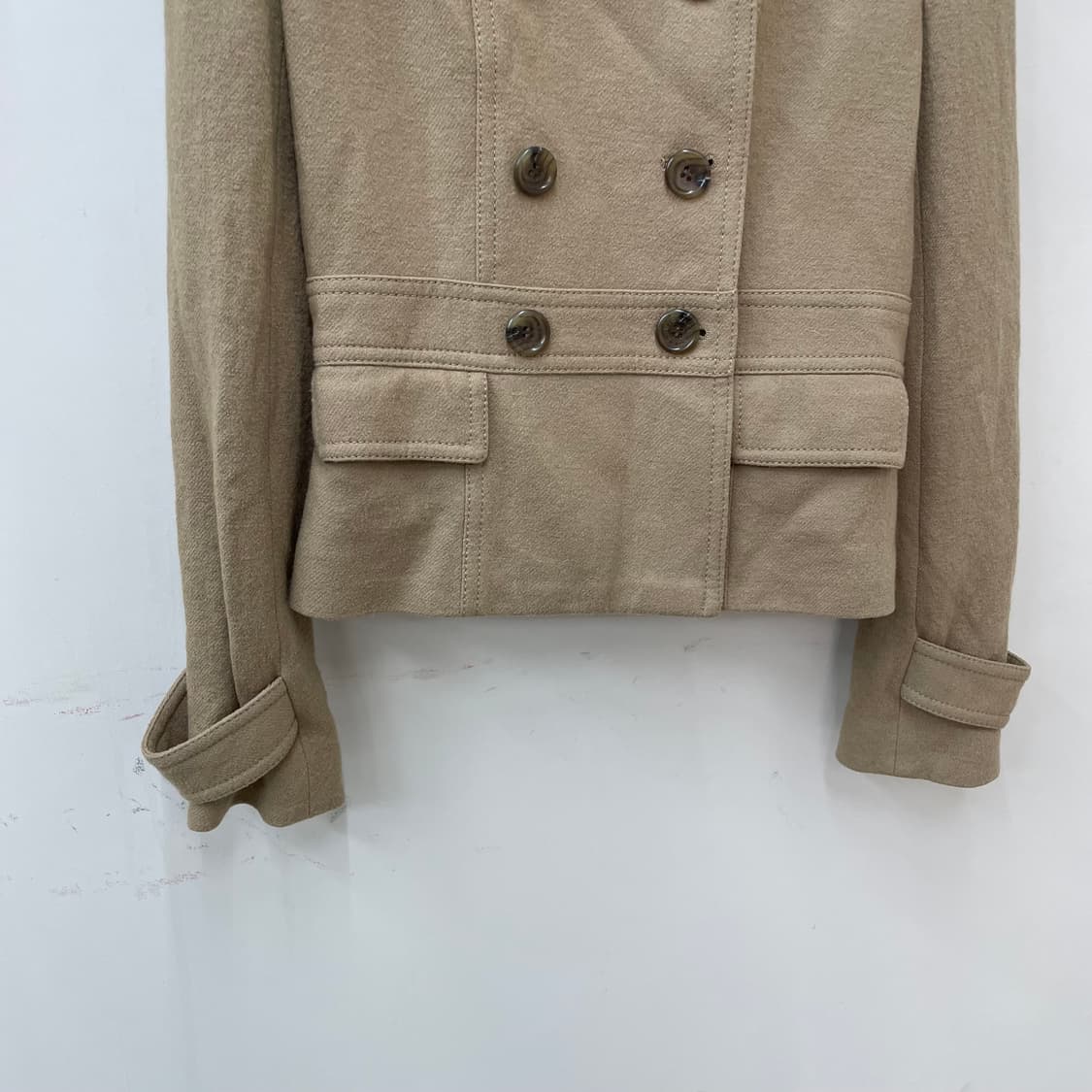 마이클코어스 더블 논카라 자켓 상품이미지3