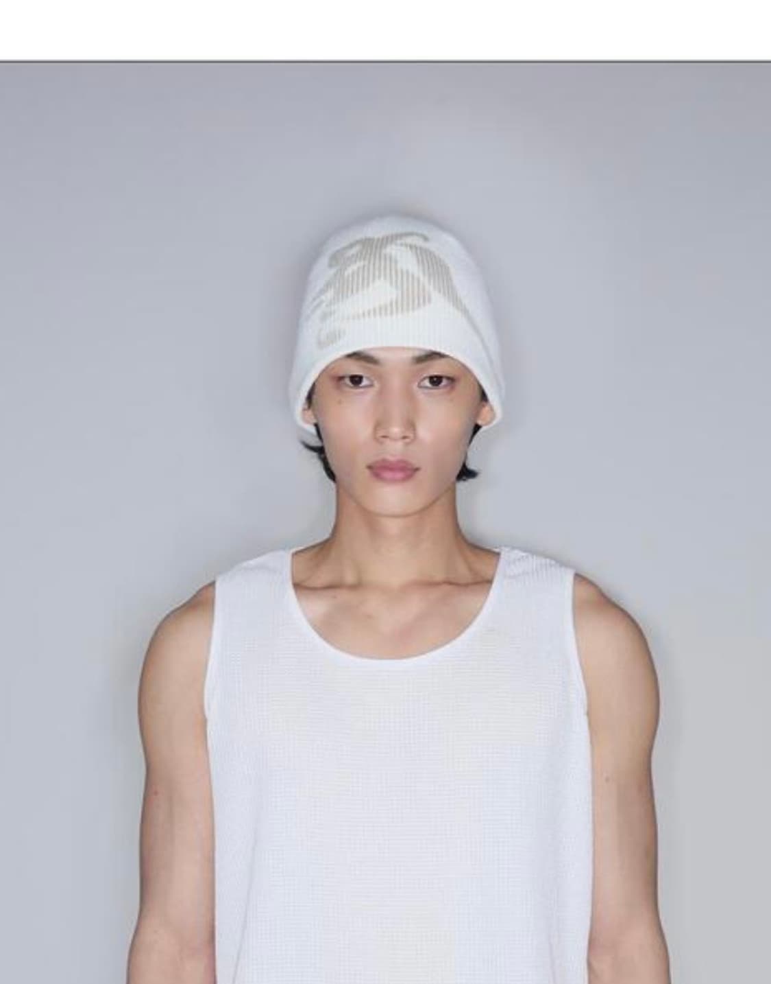 beanie ivory&beige 상품이미지3