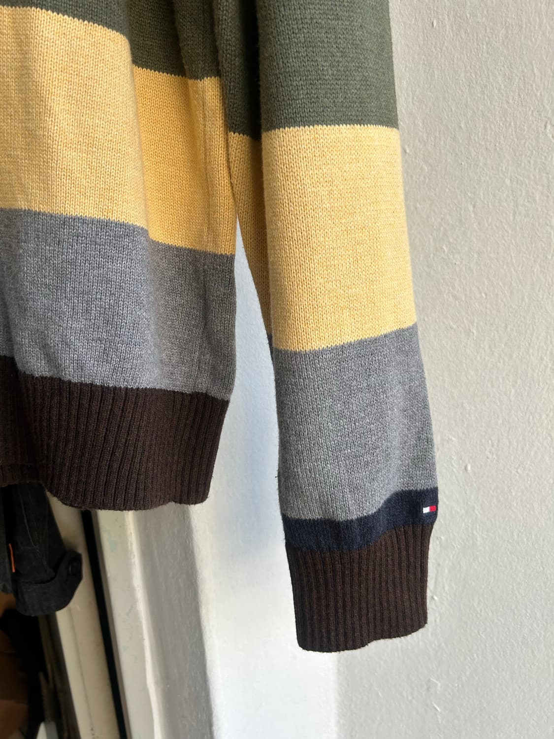 00’s 타미힐피거 칼라블럭 니트 상품이미지2