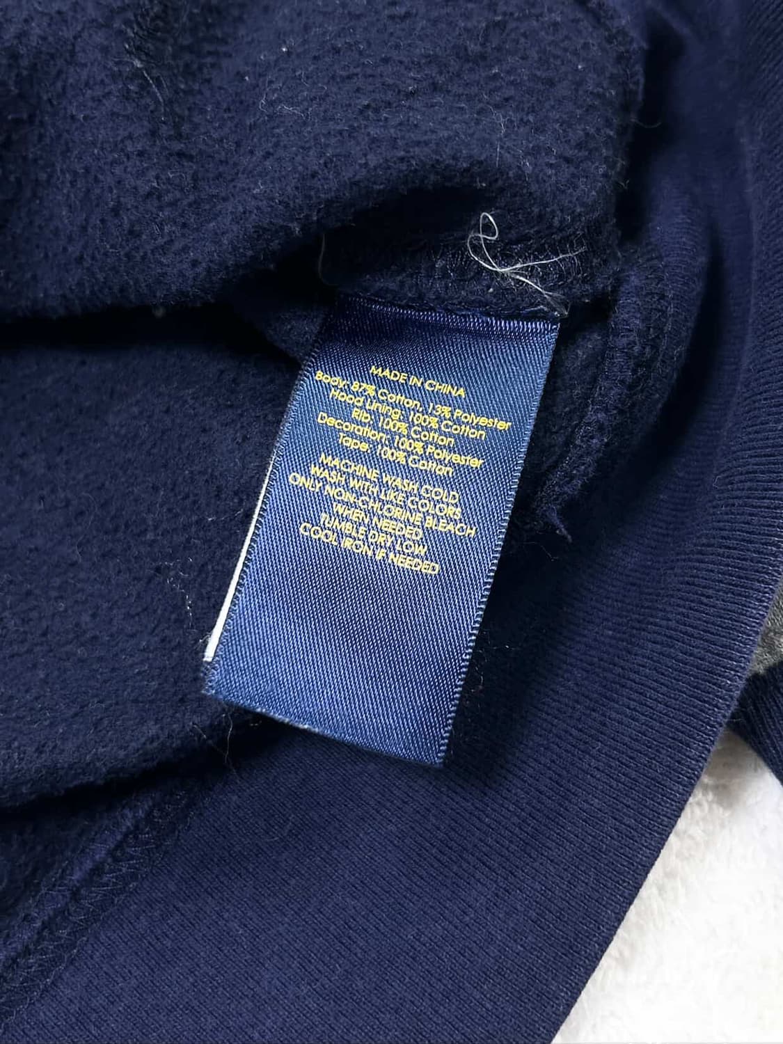 폴로 빅포니 배색 후드집업 상품이미지8