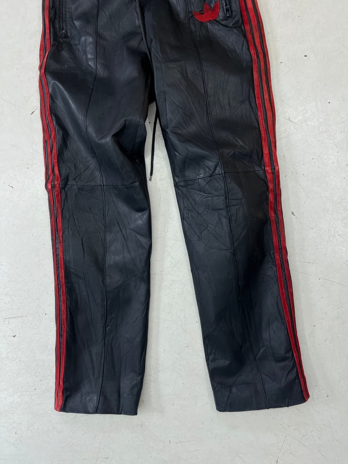 80s Adidas RUN DMC 레더 트랙팬츠 상품이미지7