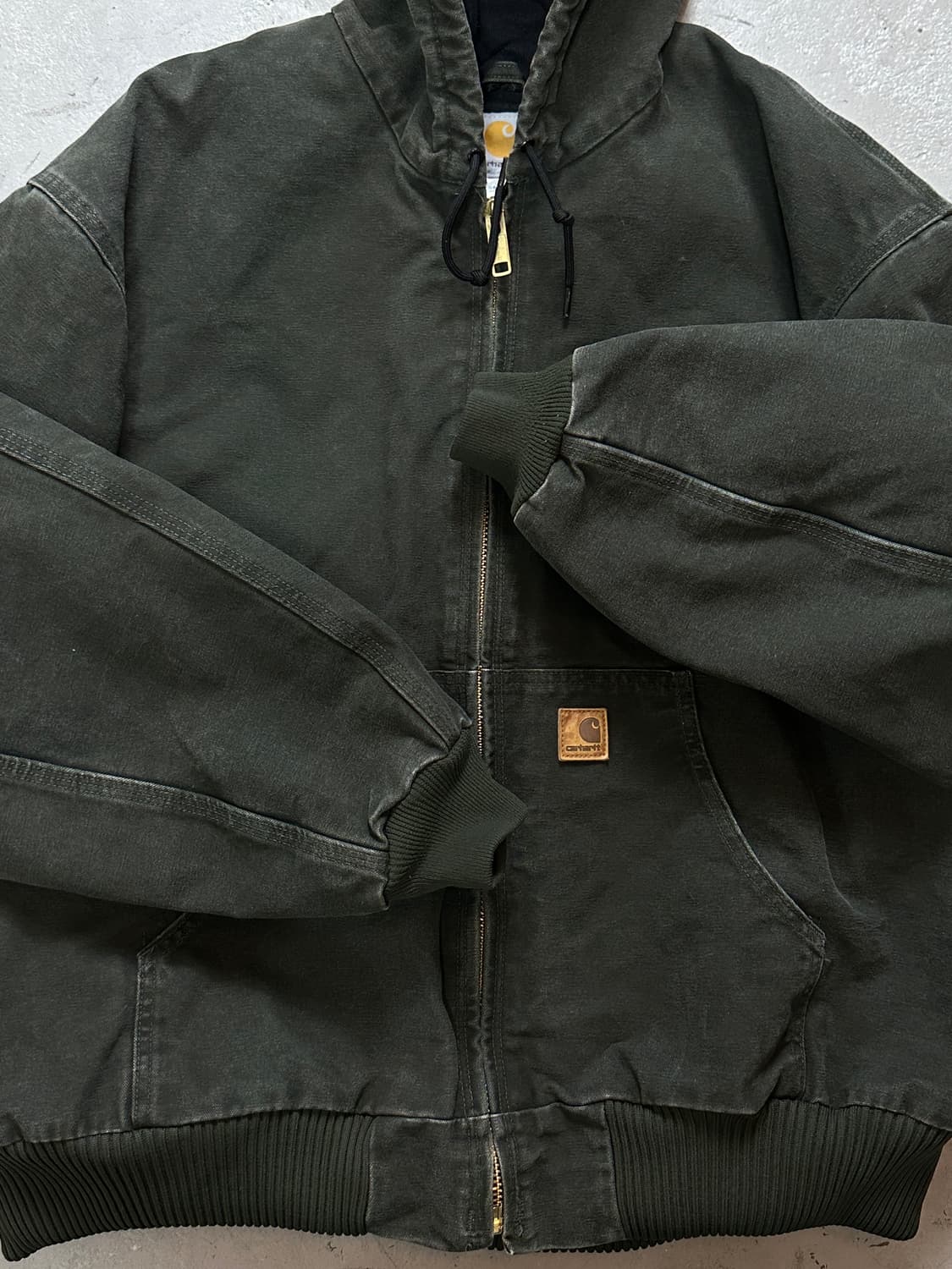 OG 칼하트 J130 액티브 자켓 칼하트 MOS 모스그린 상품이미지7