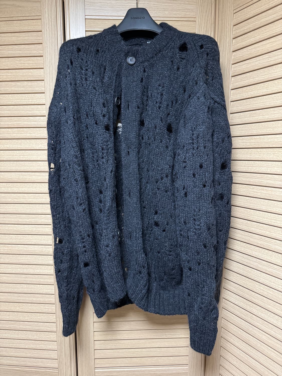 [48] 송지오 데바스테이트 라운드넥 가디건  상품이미지3