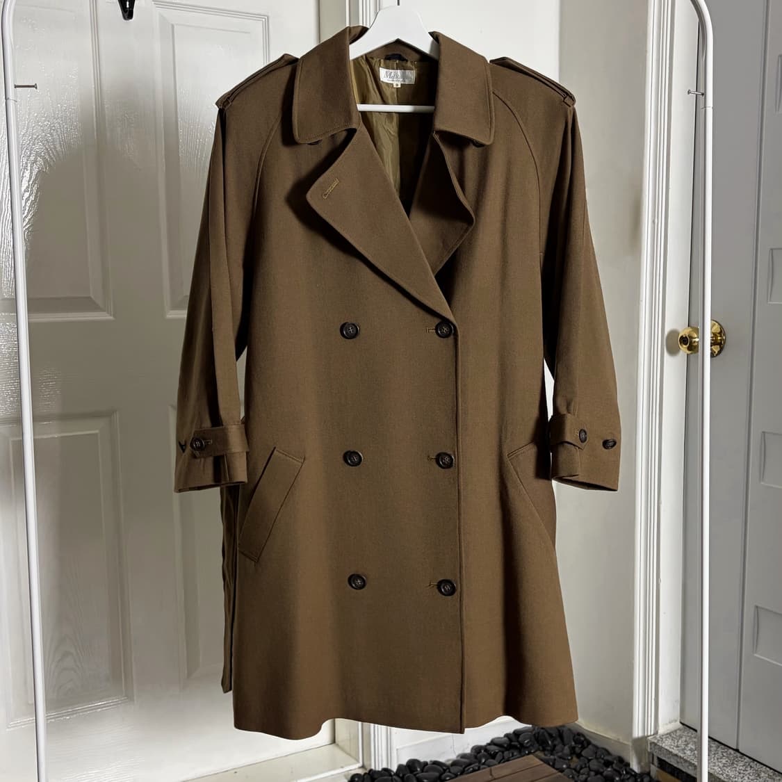 Mel Rabio 트렌치코트 울 95% 상품이미지4