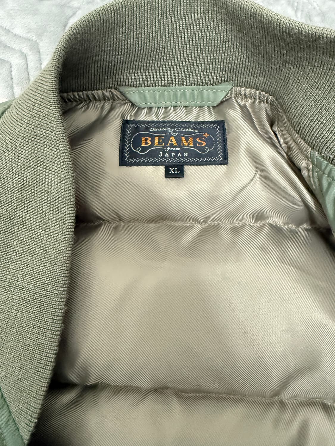 빔즈 beams 구스다운 ma-1 자켓 상품이미지3