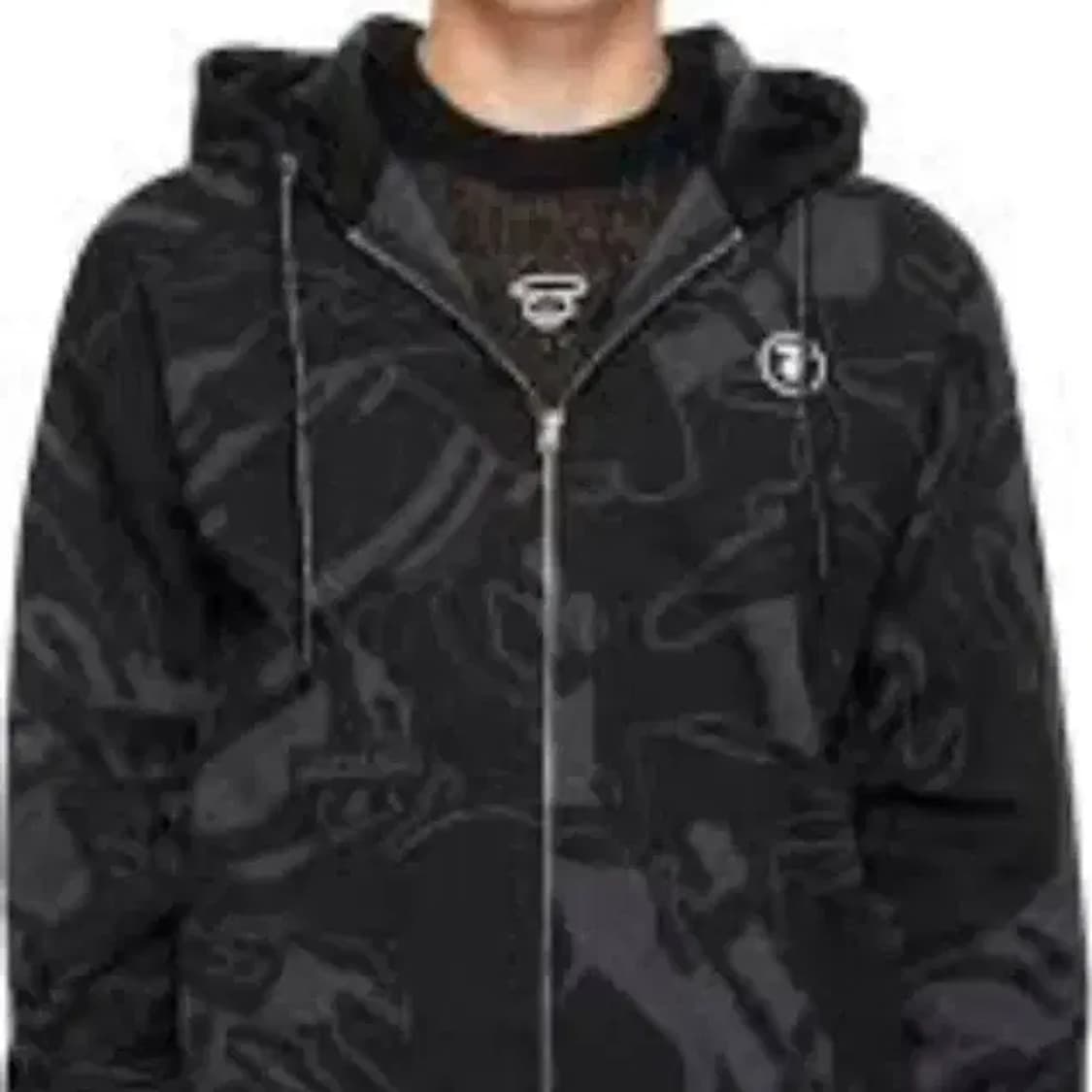 에이프(AAPE) 베이프 문페이스 카모 후드 집업 100 상품이미지1