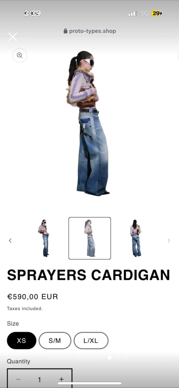 3 prototyes 퍼 트리밍 가디건 상품이미지7