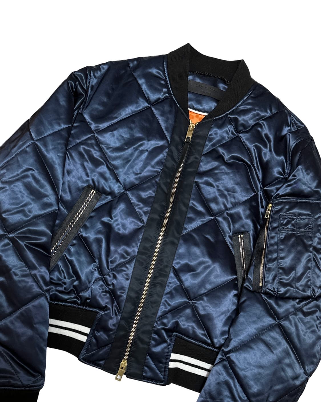 랙앤본 퀼팅 봄버 자켓 상품이미지3