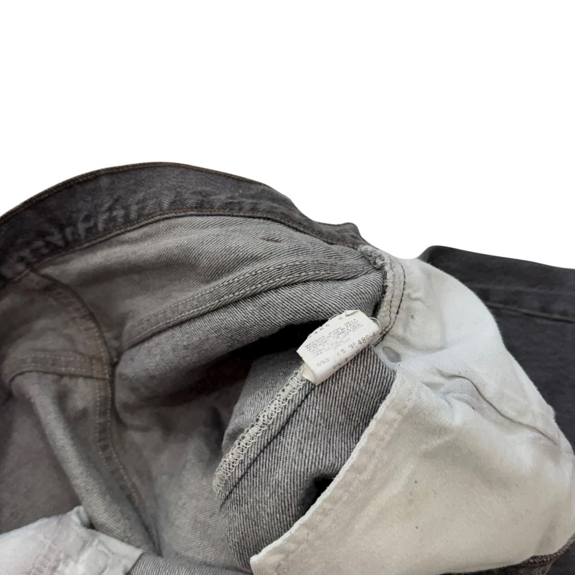 [30.5] 80's 리바이스 501 그레이진 블랙진 USA lv1067 상품이미지4