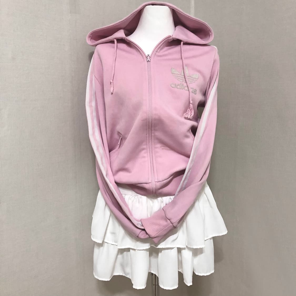 아디다스 베이비핑크 후드플락져지 40 상품이미지1