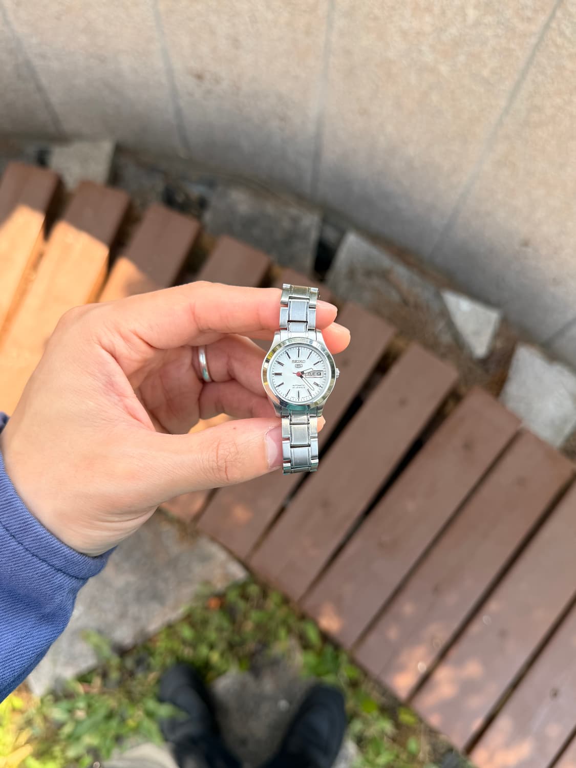 80s Seiko 빈티지 세이코5 우먼스 메탈 오토매틱 상품이미지3