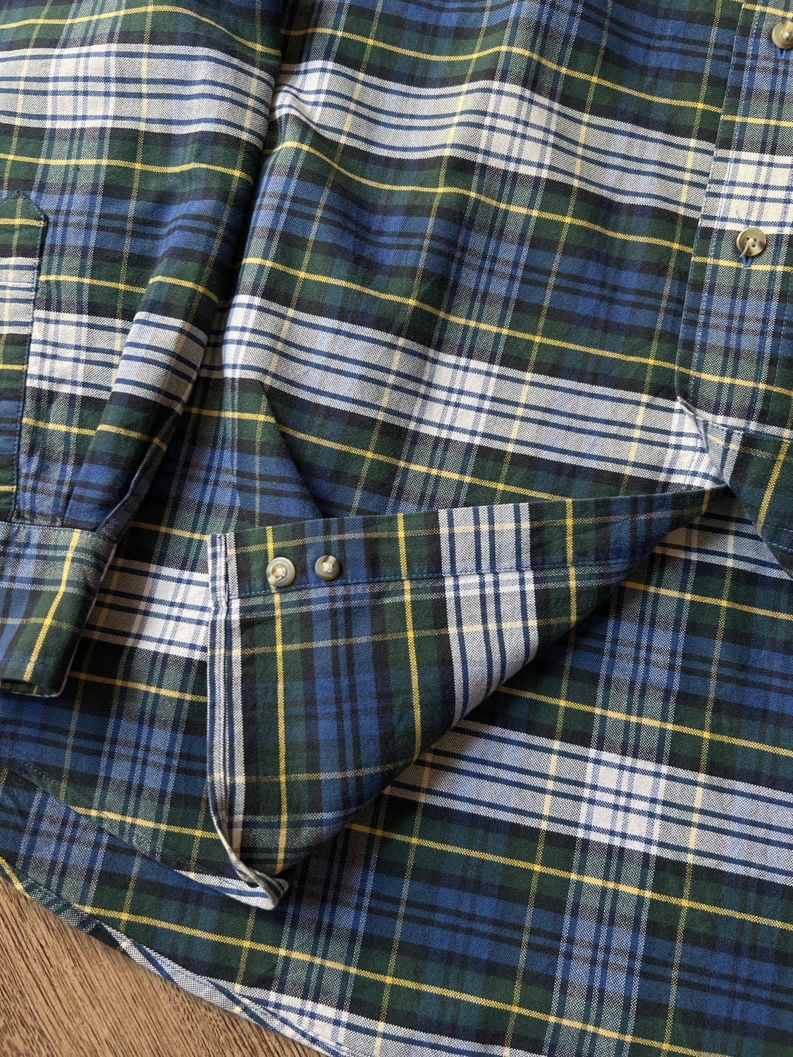 [3XL]90's L.L.Bean USA 엘엘빈 오버핏 타탄체크 셔츠 상품이미지4