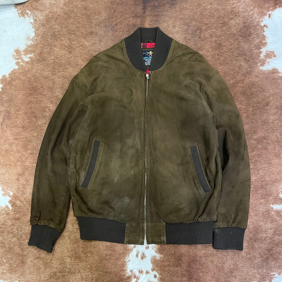 90's vintage leather jacket 상품이미지1