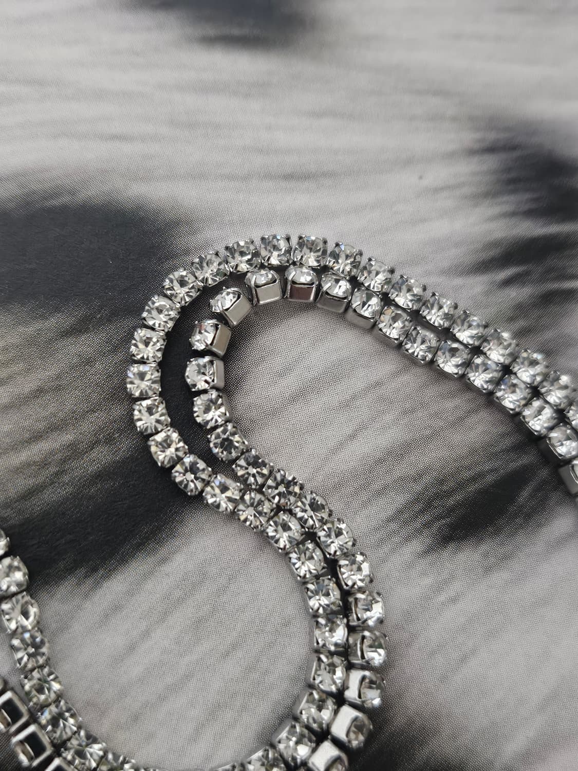 447 디올 빈티지 테니스 목걸이 / 정품 업사이클링 상품이미지3