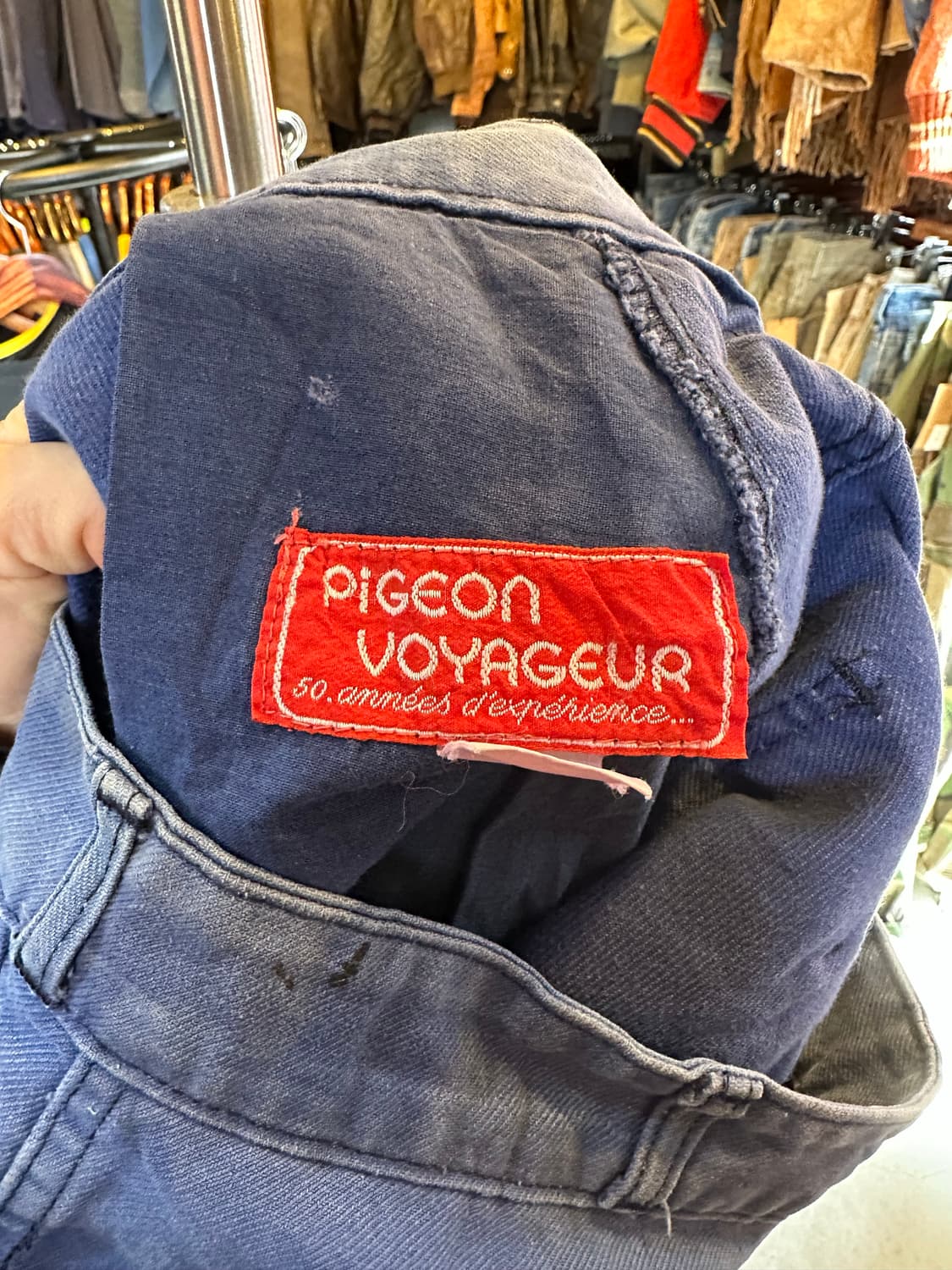 60-70s 프렌치워크웨어 페인팅 프렌치 워크팬츠 상품이미지8