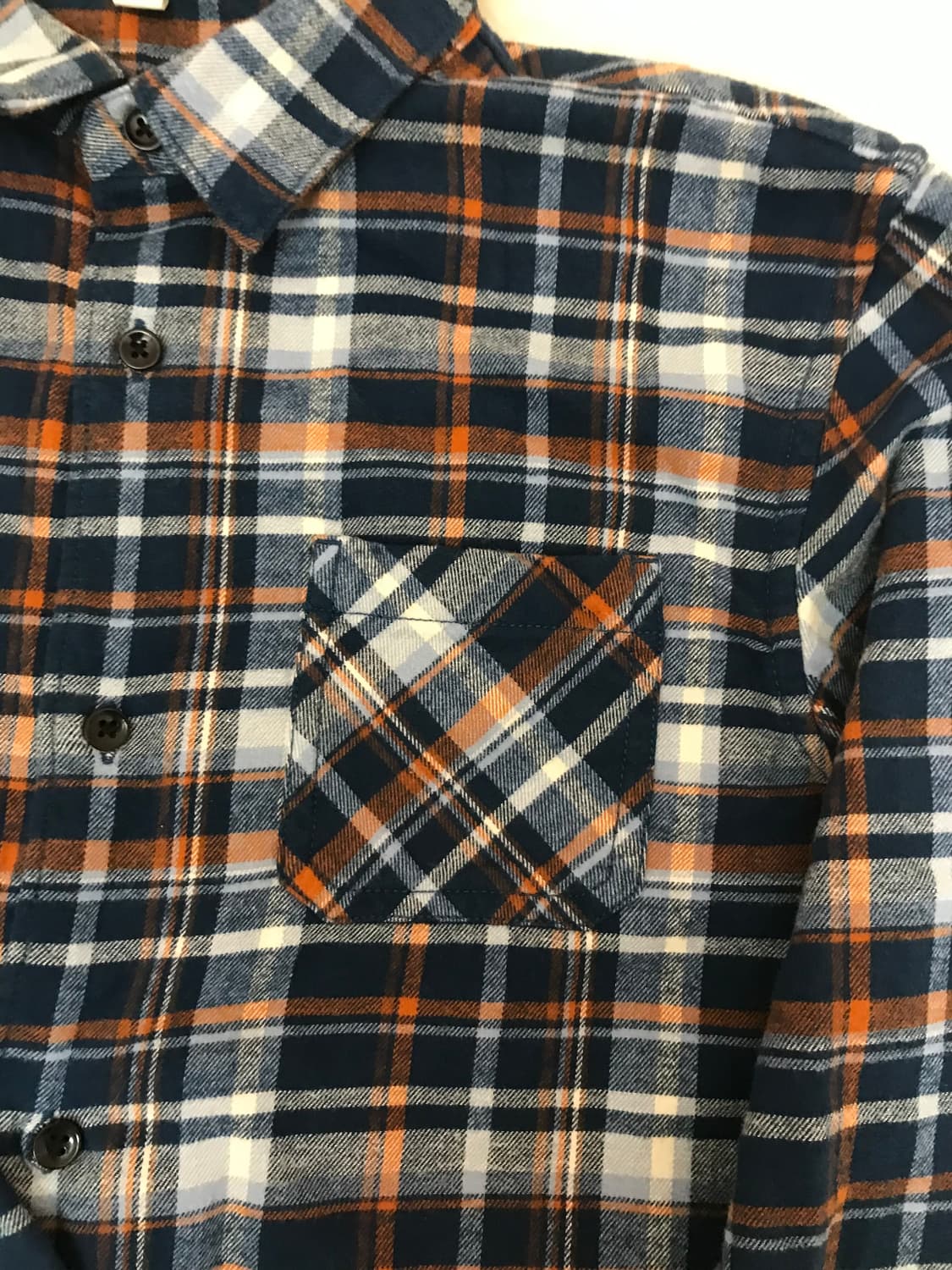 블루체크셔츠 상품이미지3