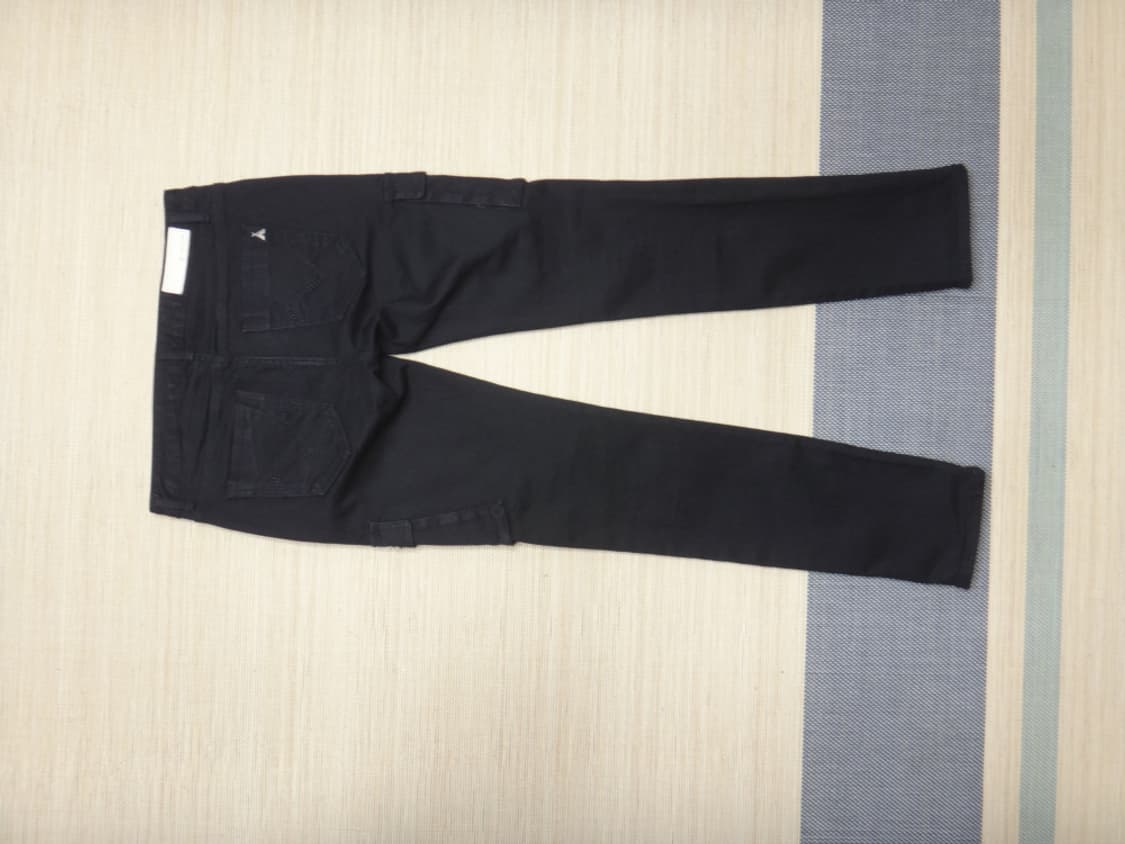 (M/72) 스노우피크 여성 블랙 카고 데님 팬츠 상품이미지3