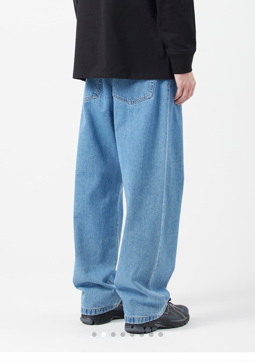 칼하트 와이드 랜든 블루 헤비스톤 워시 데님 팬츠 상품이미지10
