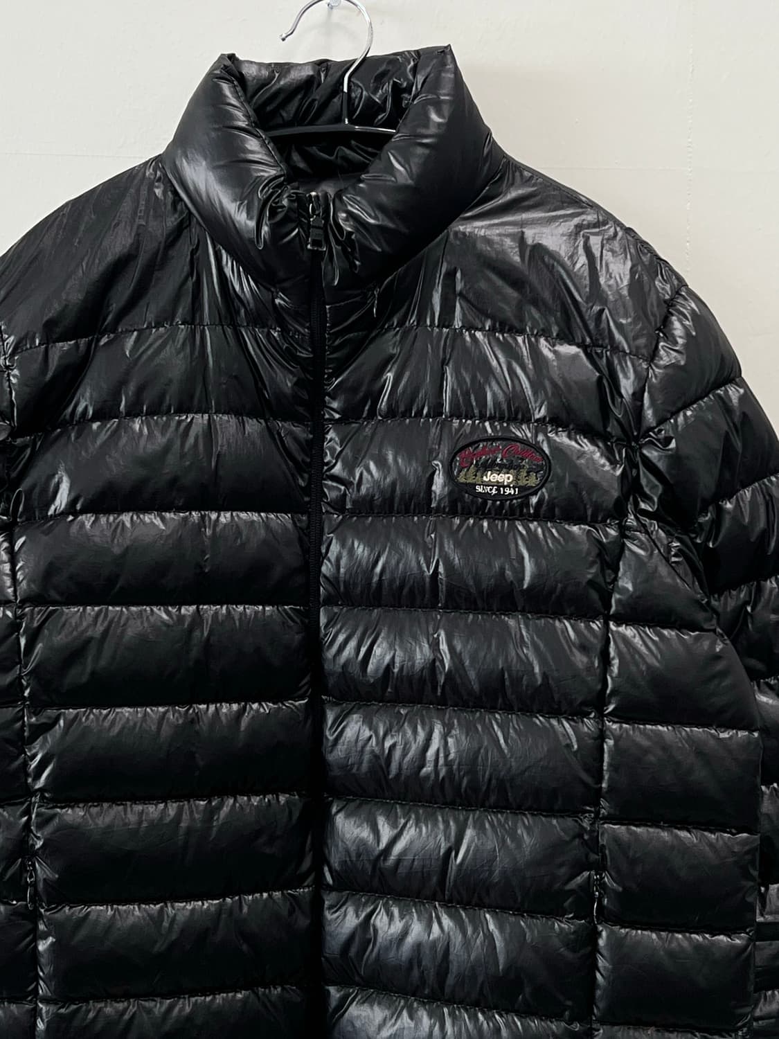 (L) 지프 올드스쿨 유광 경량 패딩 자켓 상품이미지3