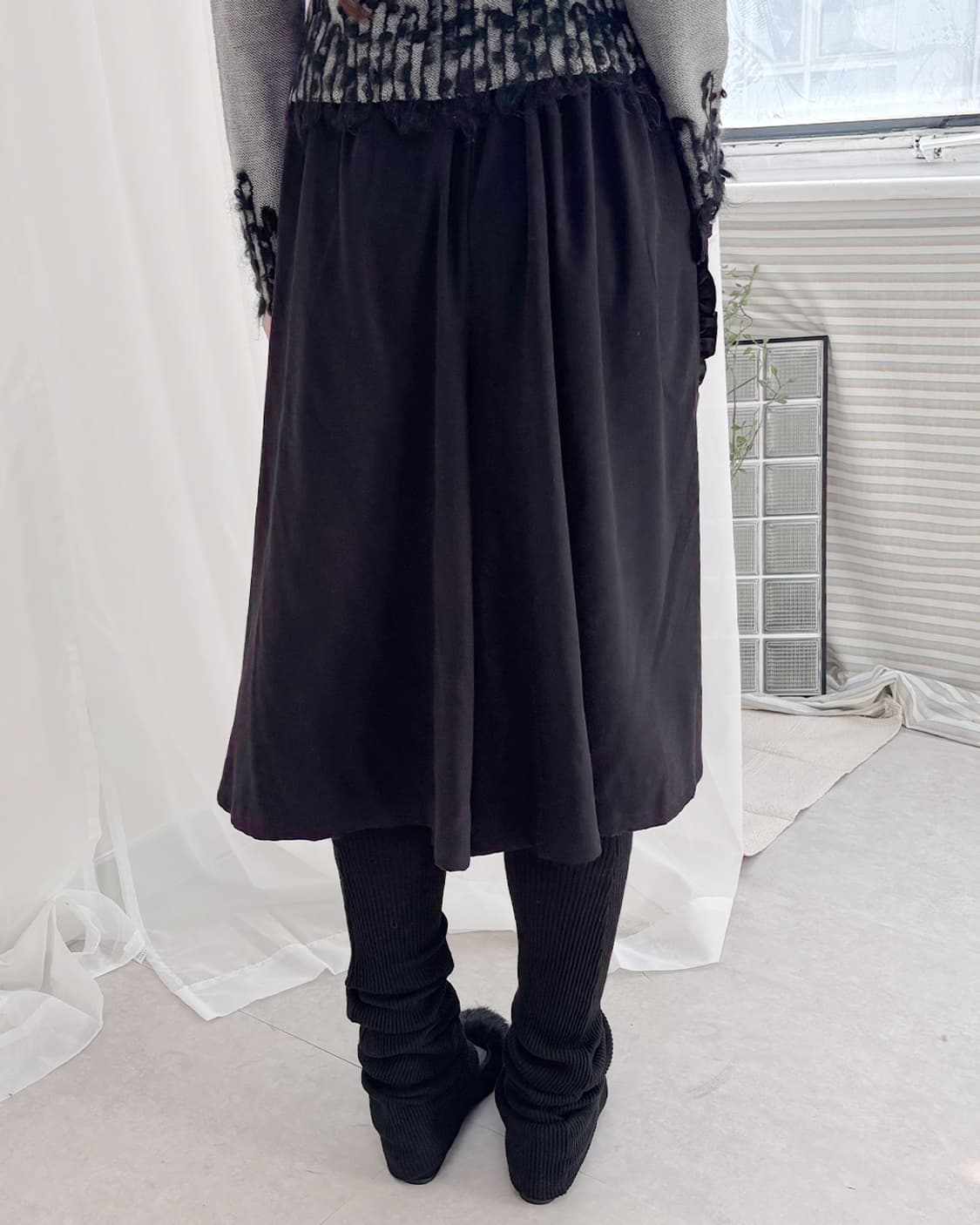 nen side frill wide skirt pants 상품이미지10