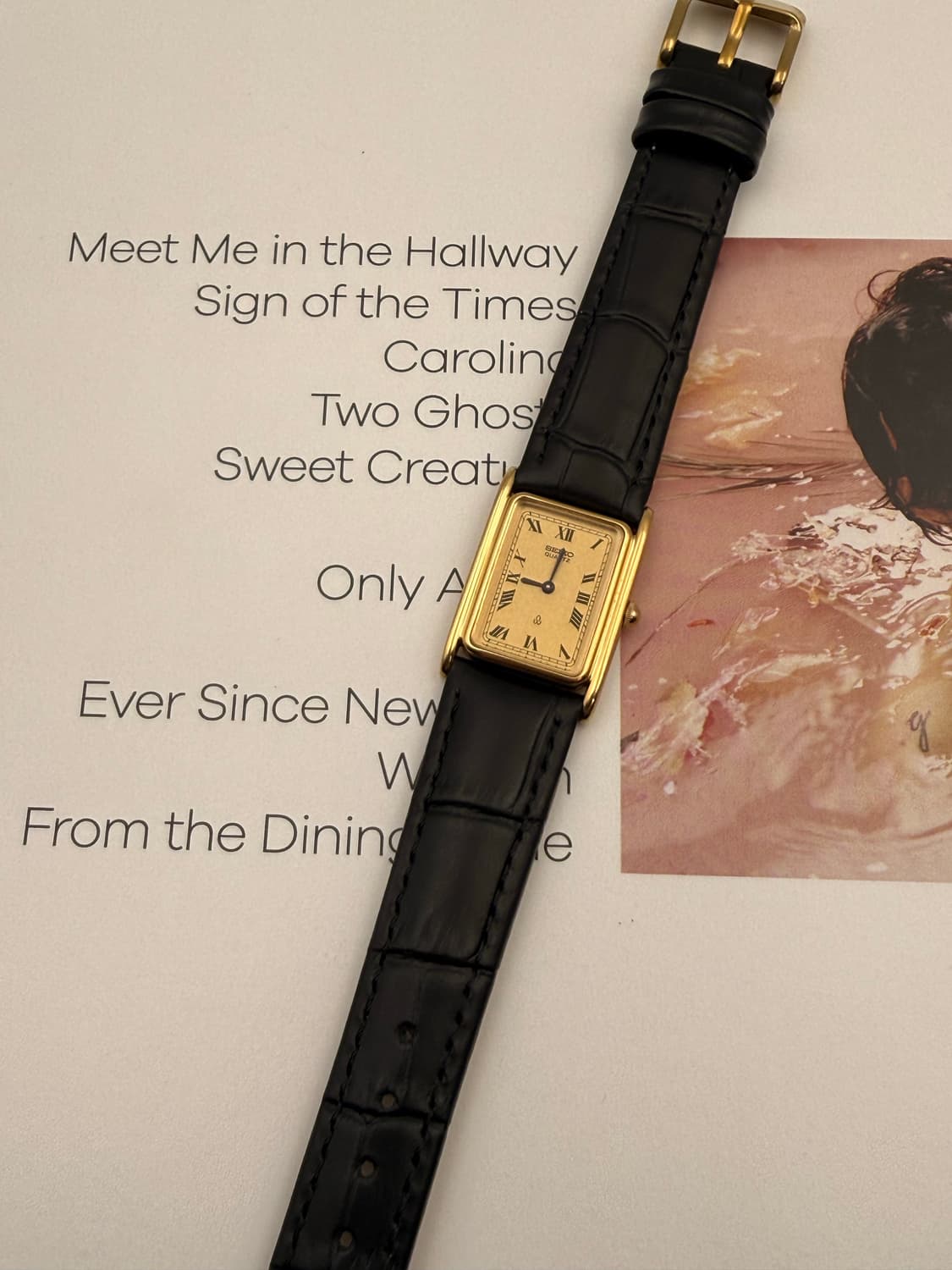 SEIKO 80s Tank 빈티지 시계 (남녀공용 가능) 상품이미지1
