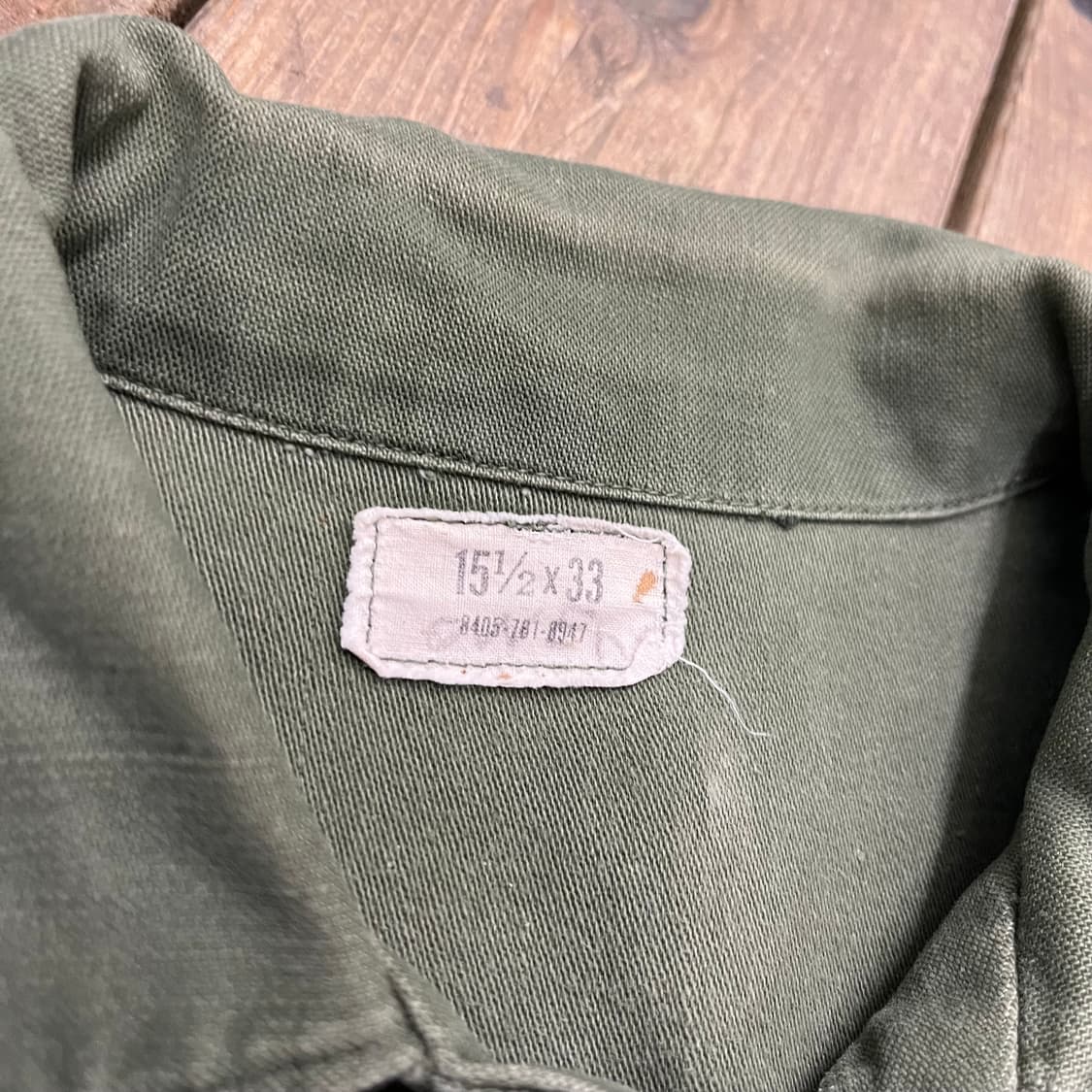 60s~70s 빈티지 미군 오리지널 OG-107 유틸리티 셔츠 상품이미지4