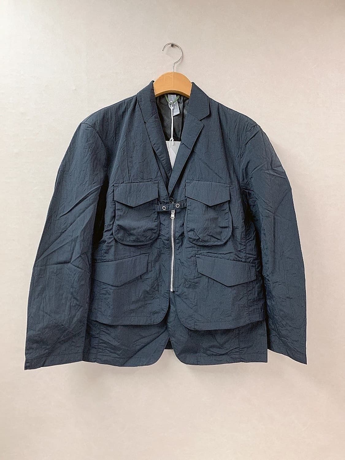 (정품/새상품) 언어펙티드 남성 블랙 투웨이 자켓 상품이미지1